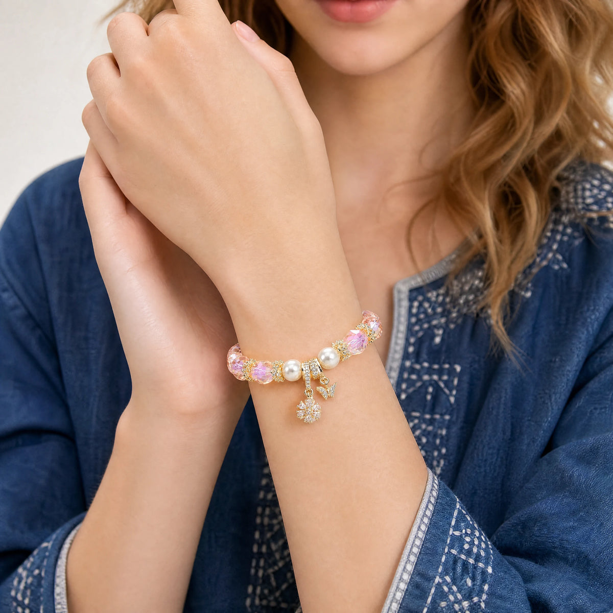 pink-crystal-pearl-butterfly-bracelet-model-a-outfit-a-fashion-03
