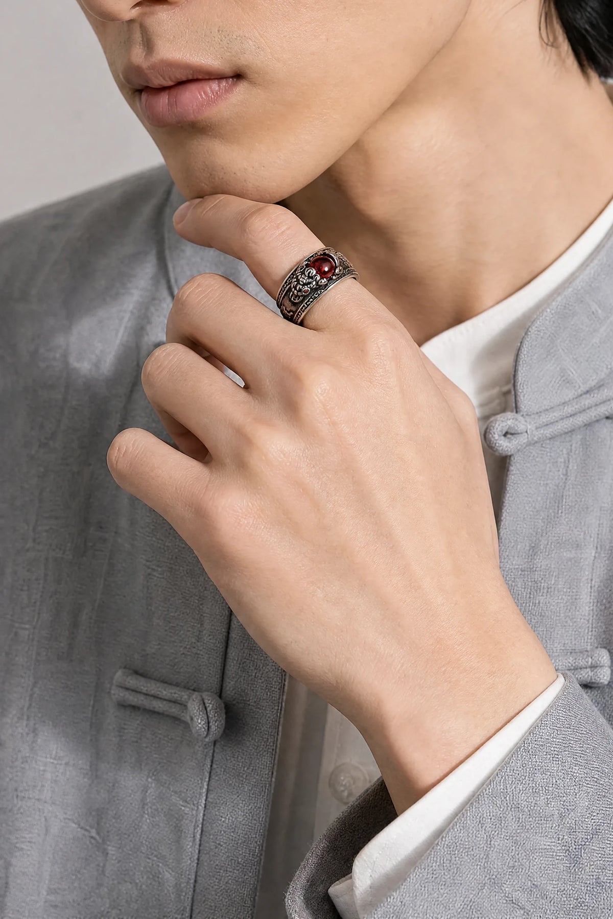 pixiu-heart-sutra-ring-wealth-protection-model-b-outfit-b-fashion-02