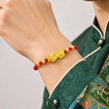 pixiu-red-black-cord-bracelet-model-a-outfit-a-fashion-03