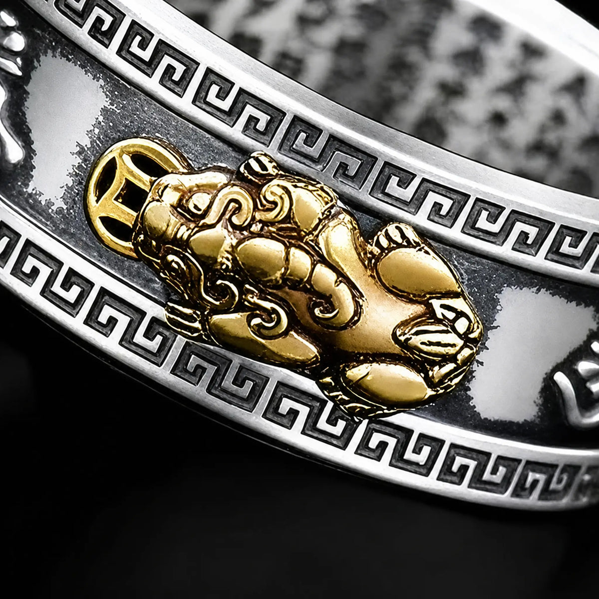 Pixiu Mantra Ring - Wealth & Protection