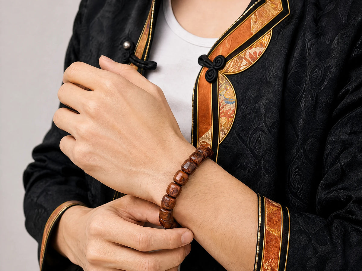 plain-yak-bone-barrel-bracelet-model-a-outfit-a-fashion-03