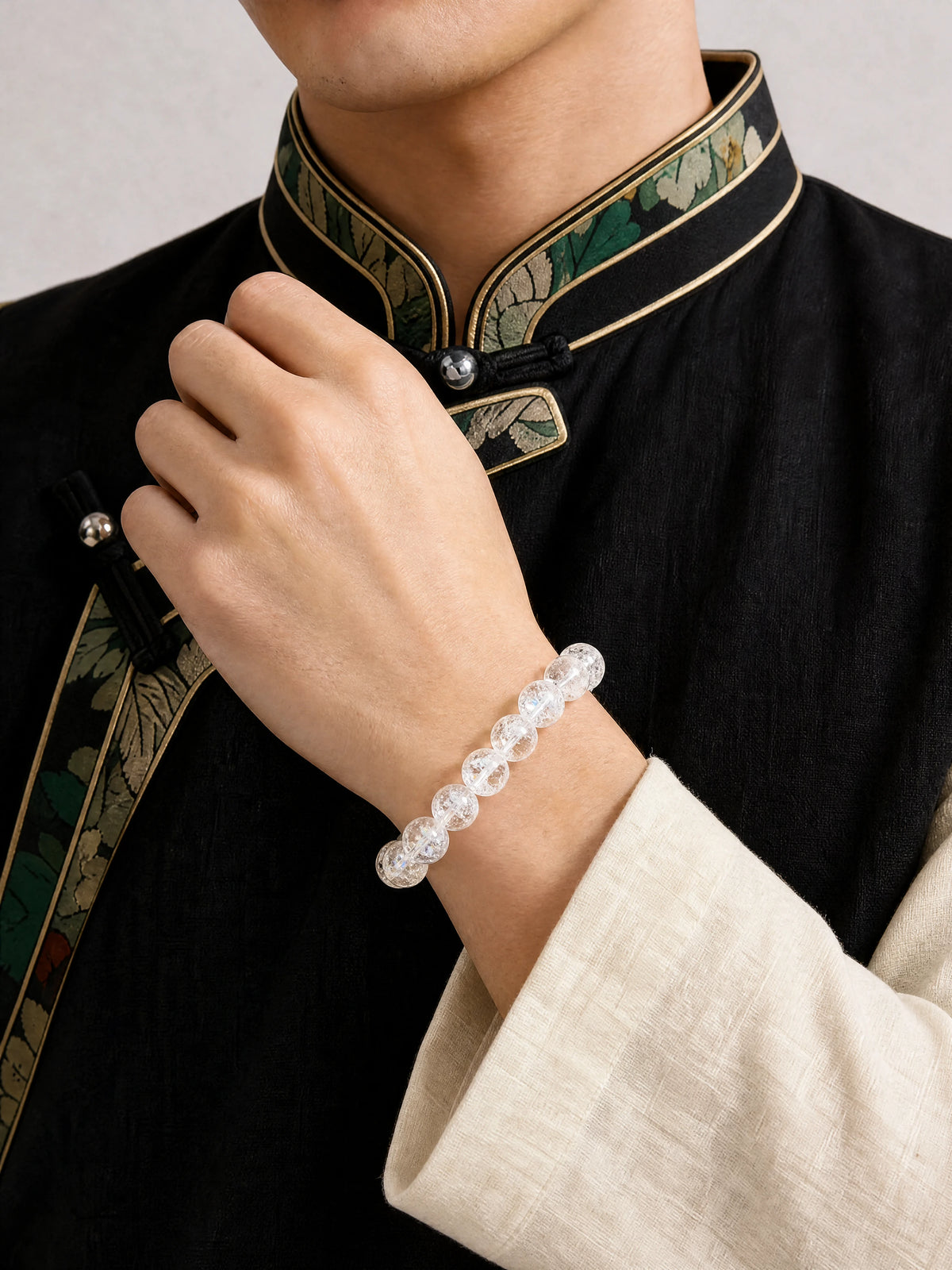 rainbow-crackle-clear-quartz-bracelet-model-a-outfit-a-fashion-03