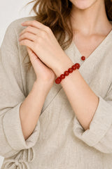 red-agate-bracelet-model-b-outfit-b-fashion-01