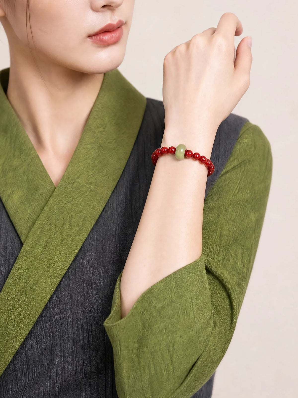 red-agate-jadeite-running-ring-bracelet-model-b-outfit-b-fashion-03