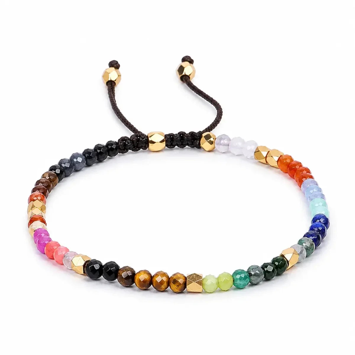 7 Chakra Bracelet - Multi-Gemstone Bracelet - Multi-Gemstone HealTibet Art