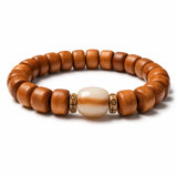 Tibetan Bracelet - Natural Yak Bone Protection Beads Tibet Art