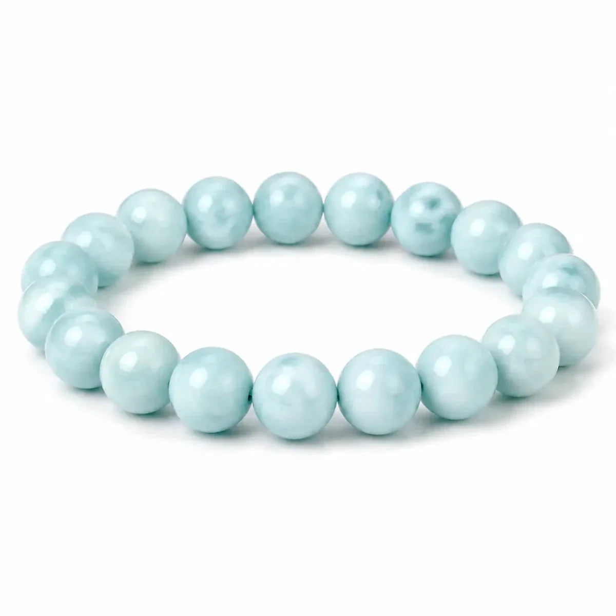 Aquamarine Bracelet - Calming Energy & Courage Tibet Art