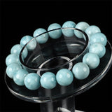 Aquamarine Bracelet - Calming Energy & Courage - Tibet Art