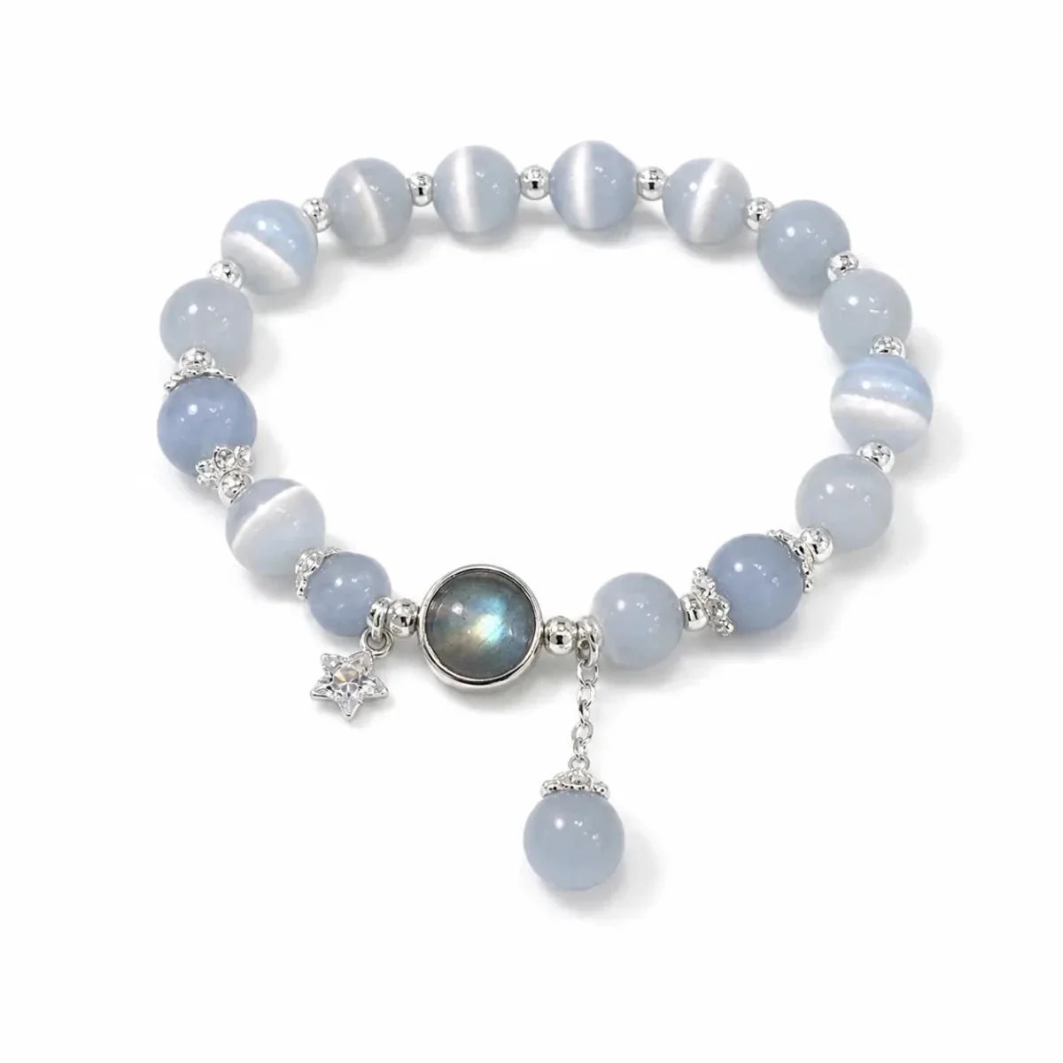 Cat's Eye Star Bracelet — Luck & Protection for Daily Wear Tibet Art