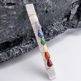 Chakra Crystal Gift Set — One Piece or the Whole Collection - Selenite Chakra WandTibet Art