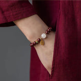 Cinnabar Bracelet - Fengshui Imperial Cinnabar - Tibet Art
