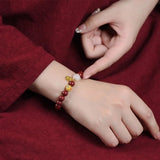 Cinnabar Bracelet - Fengshui Imperial Cinnabar - Tibet Art