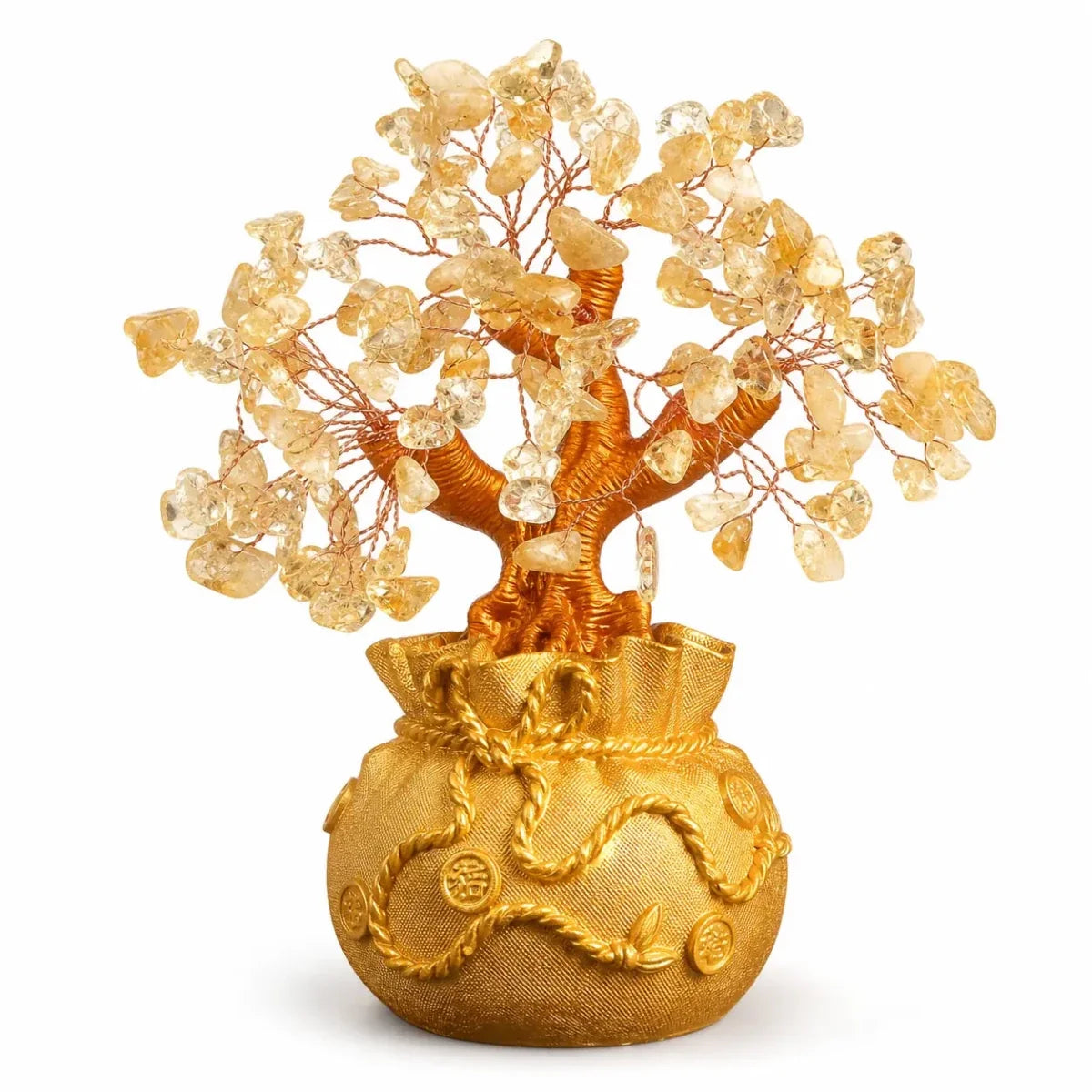 Crystal Money Tree - Citrine Money Tree Ornament Tibet Art