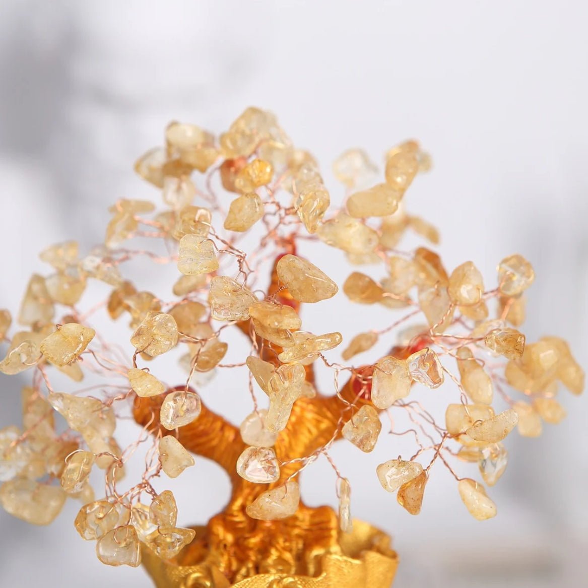 Crystal Money Tree - Citrine Money Tree Ornament - Tibet Art