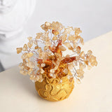 Crystal Money Tree - Citrine Money Tree Ornament - Tibet Art