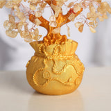 Crystal Money Tree - Citrine Money Tree Ornament - Tibet Art