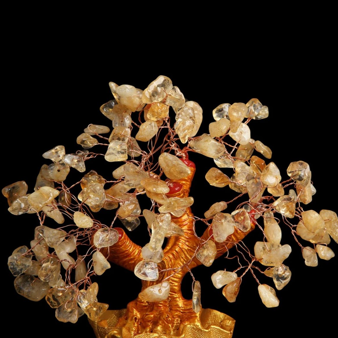 Crystal Money Tree - Citrine Money Tree Ornament - Tibet Art