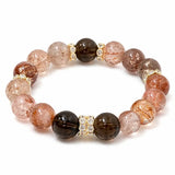Black Gold Super Seven Crystal Bracelet — Premium Rutilated Quartz - Classic Super Seven 12mmTibet Art