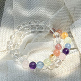 Multi-Gemstone Chakra Bracelet — The Full Spectrum, Done Right - Rainbow (16cm)Tibet Art