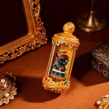 Tibetan Thangka Guardian Deity Pendant — Hand-Painted Tsa-Tsa Amulet for Your Birth Year Tibet Art