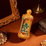 Tibetan Thangka Guardian Deity Pendant — Hand-Painted Tsa-Tsa Amulet for Your Birth Year Tibet Art