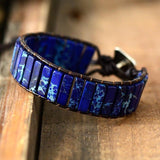 Emperor Stone Woven Bracelet — Hand-Braided Color, Made to Fit - Mixed ColorTibet Art