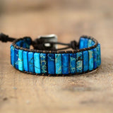 Emperor Stone Woven Bracelet — Hand-Braided Color, Made to Fit - Mixed ColorTibet Art