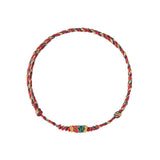 Koi Fish Lucky Bracelet — Woven Red String Dragon Boat Festival Charm - Black Koi — StandardTibet Art