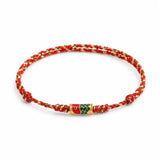 Koi Fish Lucky Bracelet — Woven Red String Dragon Boat Festival Charm Tibet Art