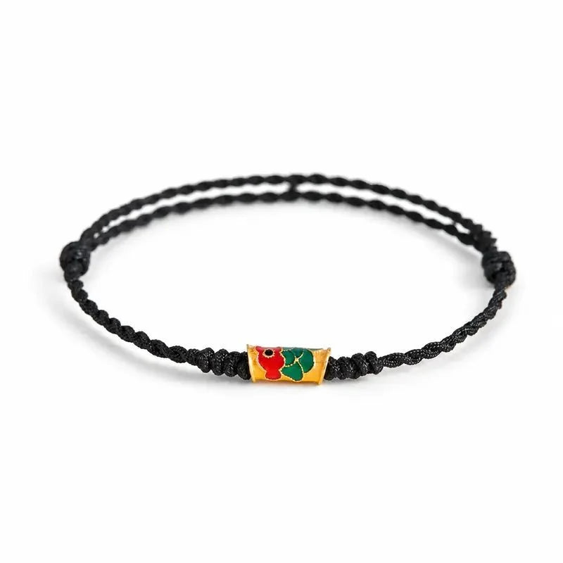 Koi Fish Lucky Bracelet — Woven Red String Dragon Boat Festival Charm Tibet Art