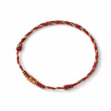 Koi Fish Lucky Bracelet — Woven Red String Dragon Boat Festival Charm Tibet Art