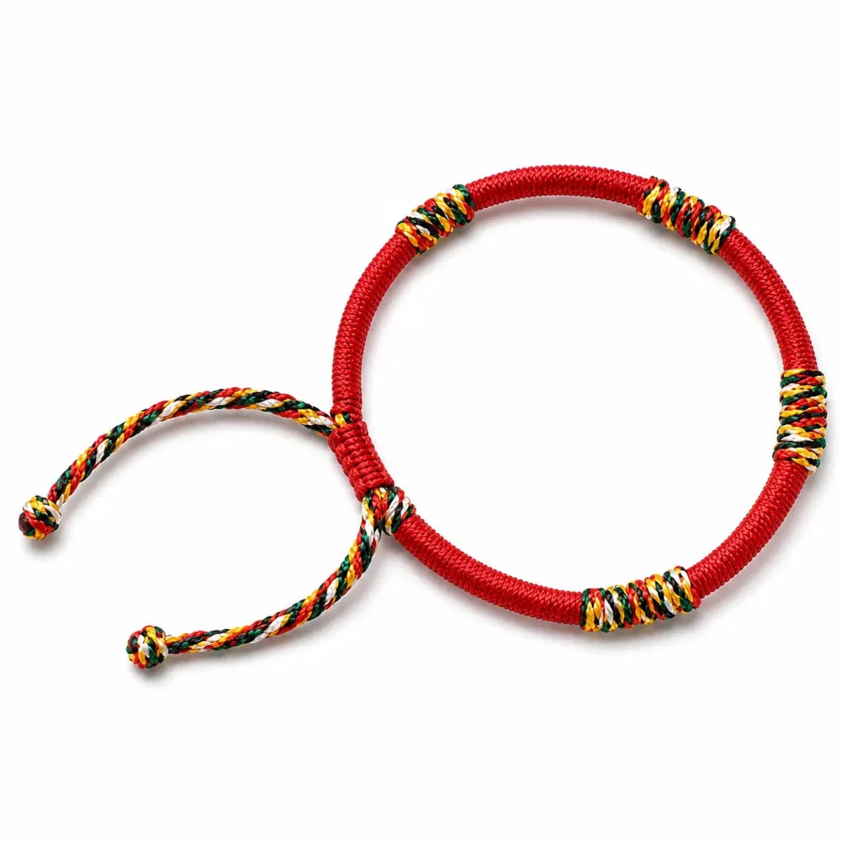 Red String Bracelet - Tibetan Five-Colored Vajra Knots Tibet Art