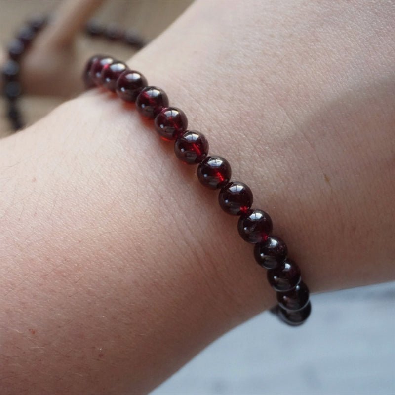Garnet Bracelet - Ignite Your Life - Tibet Art