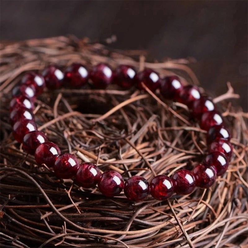 Garnet Bracelet - Ignite Your Life - Tibet Art