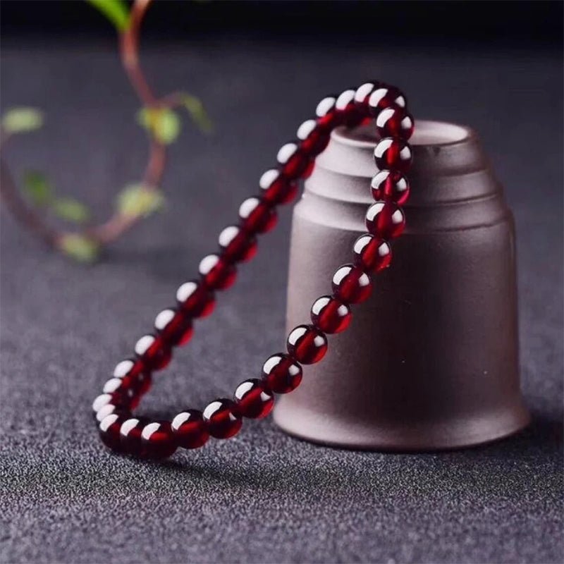 Garnet Bracelet - Ignite Your Life - Tibet Art