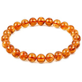 Golden Orange Citrine Bracelet — 5 Quality Grades From Entry to Collector, Brazilian Deep Yellow Tibet Art