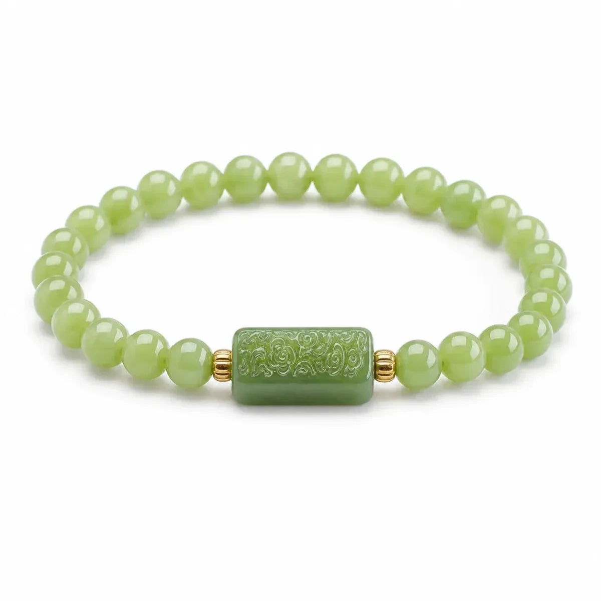 Hetian Jade Cloud Plaque Bracelet — Wushipai for a Quiet Mind Tibet Art
