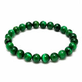 Green Tiger Eye Single-Strand Bracelet — Natural Collector-Grade Beads, 5 Sizes - 6mmTibet Art
