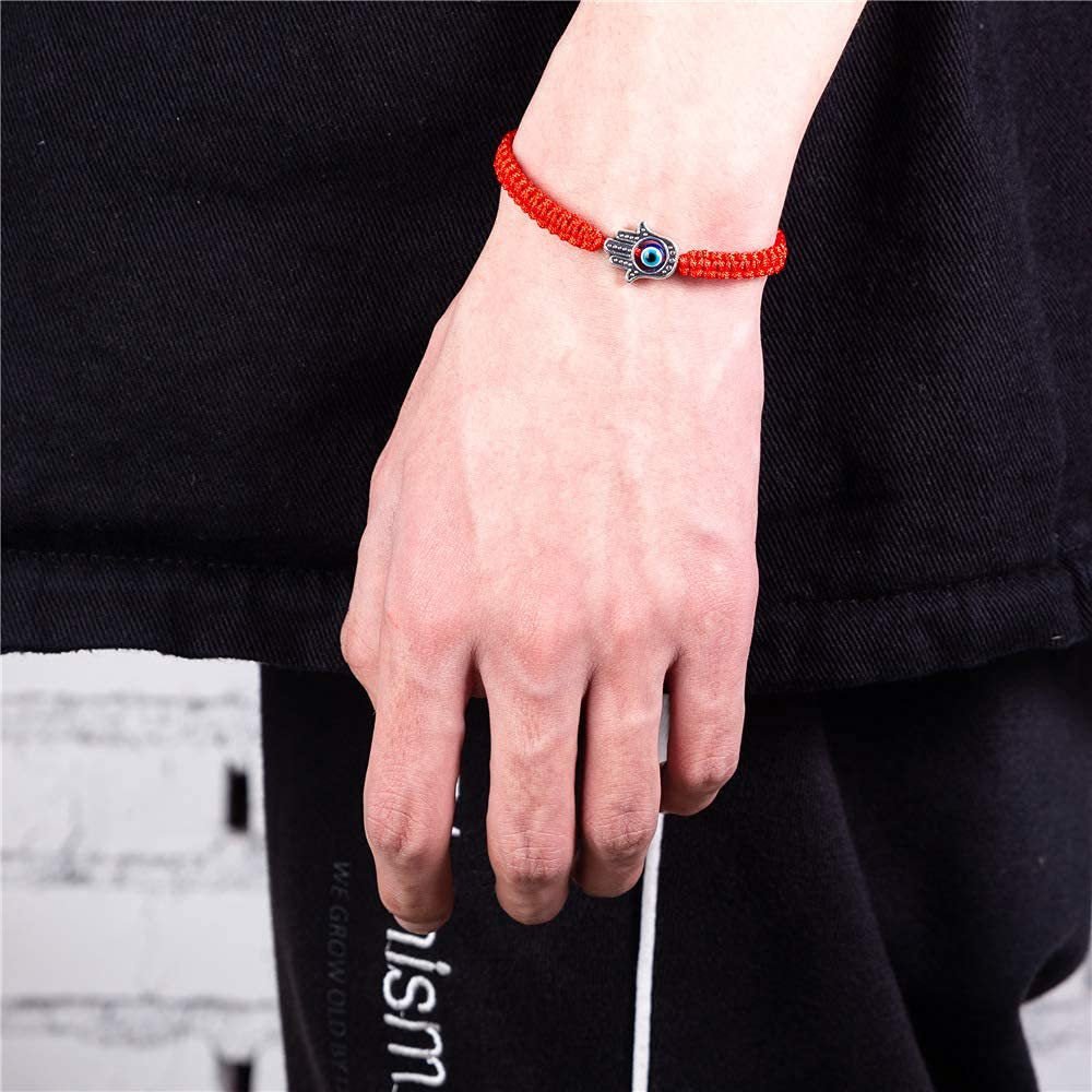 Evil Eye Bracelet - Hamsa Red String Bracelet - Tibet Art