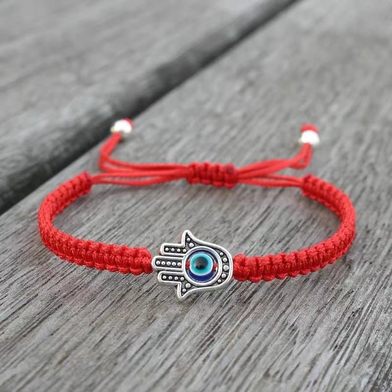 Evil Eye Bracelet - Hamsa Red String Bracelet - Tibet Art
