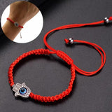 Evil Eye Bracelet - Hamsa Red String Bracelet - Tibet Art