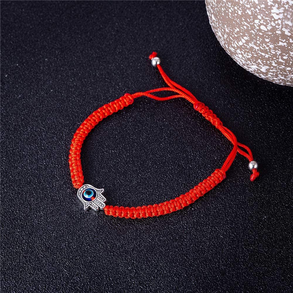 Evil Eye Bracelet - Hamsa Red String Bracelet - Tibet Art