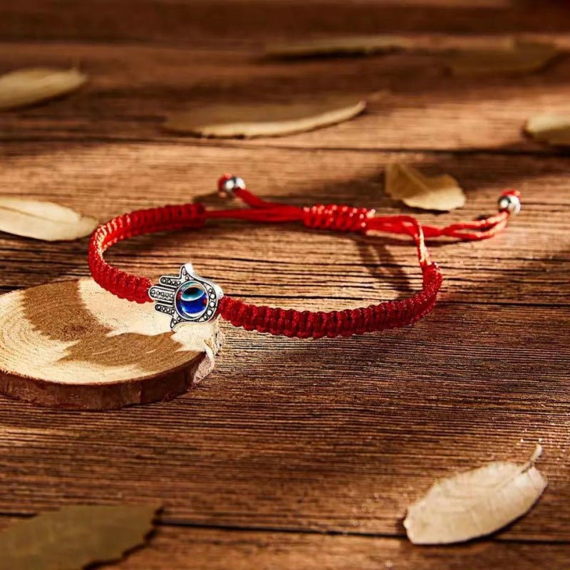 Evil Eye Bracelet - Hamsa Red String Bracelet - Tibet Art