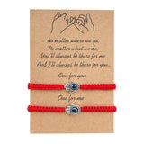 Evil Eye Bracelet - Hamsa Red String Bracelet - Tibet Art