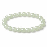 Hetian Jade Ice-Green Bead Bracelet — A Cool, Clear Stone for Steady Days Tibet Art