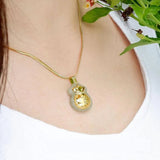 Jade Necklace - Blessing & Money Bag - Tibet Art