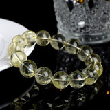 Lemon Citrine Asai Bracelet — Natural Yellow Crystal Bead Strand, Full Size Range - Lemon Asai7mm (~25 beads)Tibet Art