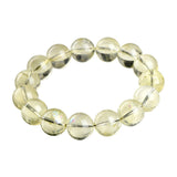 Lemon Citrine Asai Bracelet — Natural Yellow Crystal Bead Strand, Full Size Range - Lemon Asai7mm (~25 beads)Tibet Art