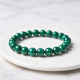 Natural Malachite Bracelet — Wealth & Good Fortune - Tibet Art