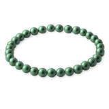 Natural Malachite Bracelet — Wealth & Good Fortune - 6mmTibet Art